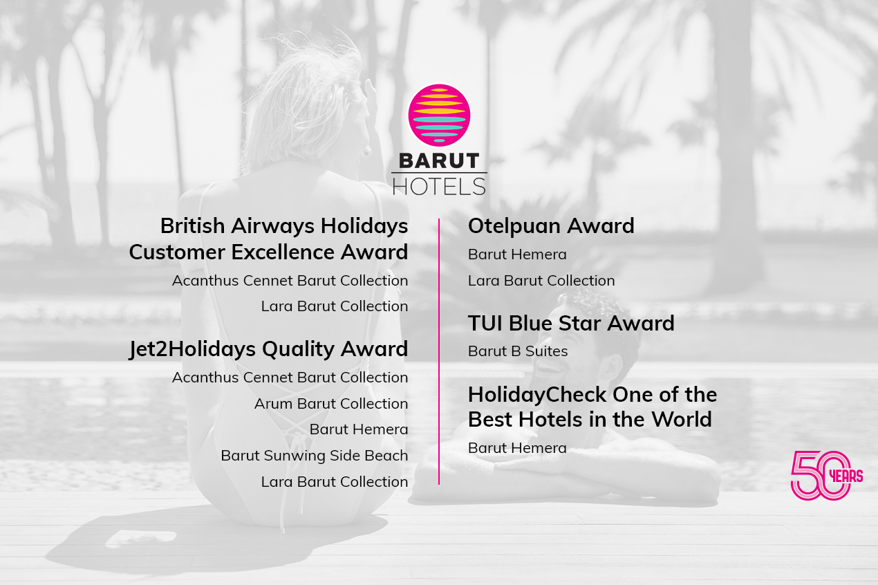 Service Quality Of Barut Hotels Has Been Honored With New Awards