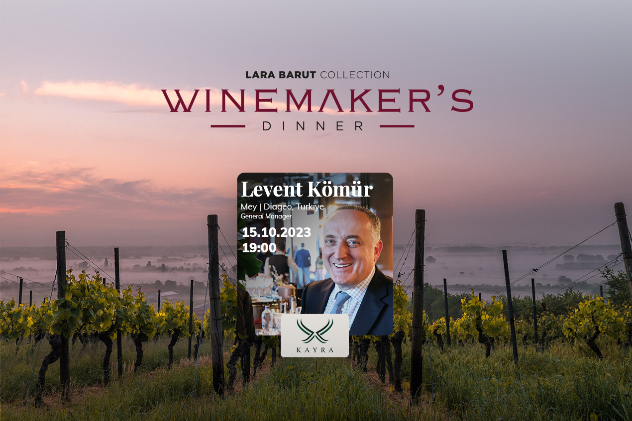 Winemaker's Dinner Kayra Şarapları İle Devam Ediyor