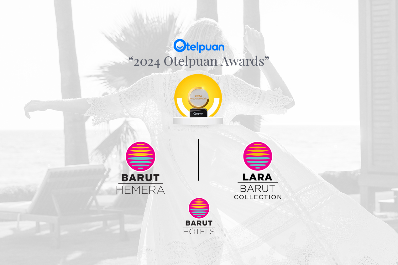 Lara ve Hemera OtelPuan Awards 2024 ödüllerini aldı