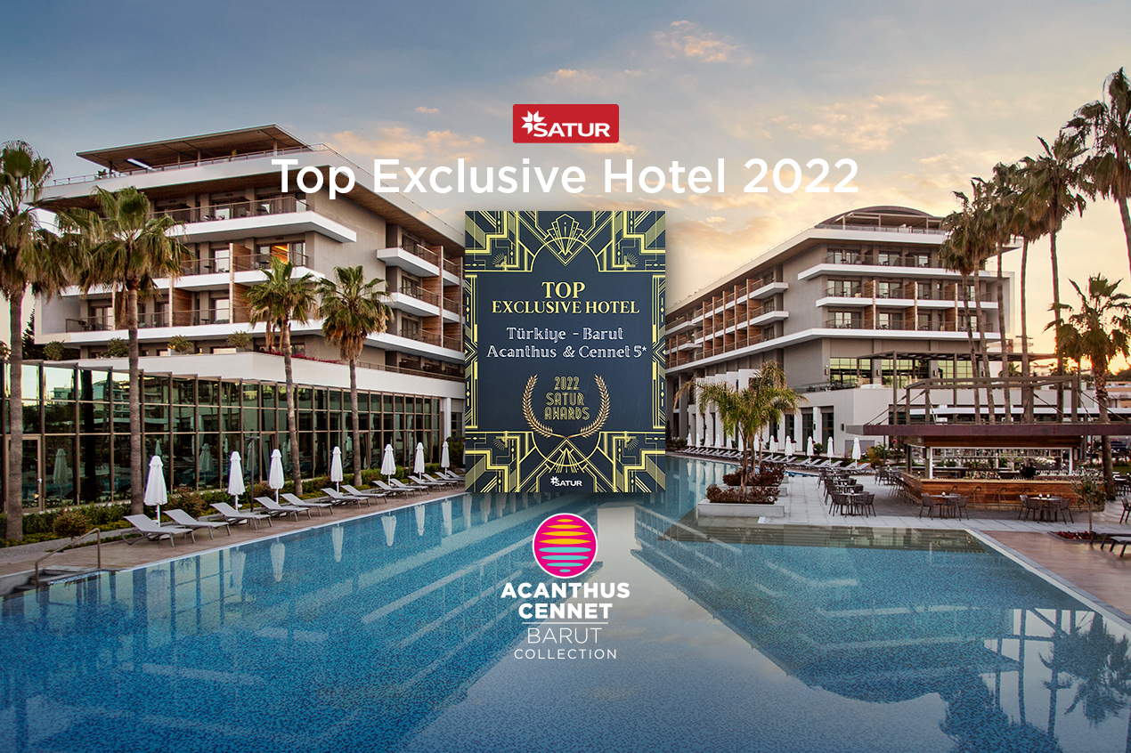 Acanthus Cennet Barut Collectıon “top Exclusıve Hotel 2022” Ödülünü Aldı