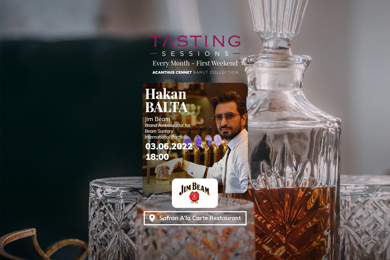 Tasting Sessions Continue At Acanthus Cennet Barut Collection With Jim Beam