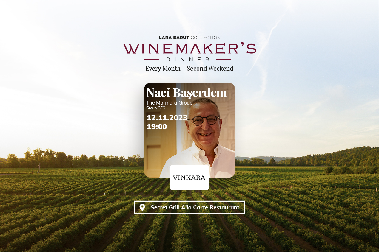 Winemaker's Dinner Vinkara Şarapları İle Devam Ediyor